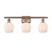 Innovations Lighting Bruno Marashlian Norfolk 25 Inch 3 Light Bath Vanity Light - 516-3W-BK-G462-6