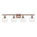 Innovations Lighting Bruno Marashlian Athens 36 Inch 4 Light Bath Vanity Light - 516-4W-PN-G124-6-LED