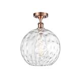 Innovations Lighting Bruno Marashlian Athens Water Glass 12 Inch 1 Light Semi Flush Mount - 516-1C-AC-G1215-12