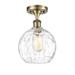 Innovations Lighting Bruno Marashlian Athens Water Glass 8 Inch 1 Light Semi Flush Mount - 516-1C-SG-G1215-8