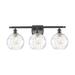 Innovations Lighting Bruno Marashlian Athens Water Glass 26 Inch 3 Light Bath Vanity Light - 516-3W-WPC-G1215-8