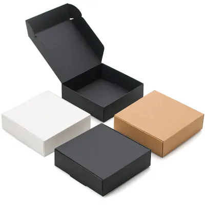 Boîte cadeau de série de couleur unie boîte de chocolat de bonbons boîte de savon faite à la main