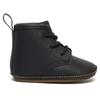 Lauflernschuh DR. MARTENS "1460 CRIB", Kinder, Gr. 17, schwarz, Leder, Synthetik, modisch, Schuhe, Babyschuh, Kinderstiefel, Schnürstiefel mit Schnürung