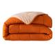 Couette 200x200 orange double face 400 g/m2