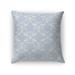 BUNNY HOP PATTERN BLUE Accent Pillow By Kavka Designs