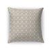 TRANSLUCENT FLOWER MULTI TAUPE Accent Pillow By Kavka Designs