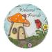 Set of 6 Welcome Friends Decorative Stepping Stones - Multi-Color