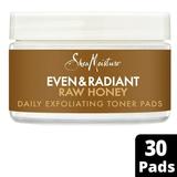 SheaMoisture Even & Radiant Face Pads For Uneven Skin Tone and Dark Spots Daily Exfoliating Toner Pads With Raw Honey 30 Count