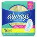 Always Ultra Thin Pads Regular Absorbency with Wings Unscented Size 1 62 ct