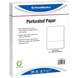 Printworks Professional Printworks Professional 8 1/2 x 11 20 lbs. Perforated 3 3/4 Paper