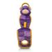 Charming Pet Tuginator Monkey Dog Toy Purple Large