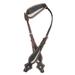 70BH Hilason Western Horse One Ear Headstall Bridle American Leather Black