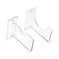 Baseball Bat Rack Wall Mounted Baseball Bat Baseball Bat Holder Baseball Bat Brackets Clear Acrylic Mount Horizontal Baseball Bat Display Stand for Baseball Bat Softball ï¼ˆ1pairï¼Œtransparentï¼‰