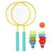 1 Set of Kids Badminton Rackets Kids Badminton Training Tool Parent-Child Interactive Rackets Blue