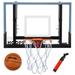 Franklin Sports Wall Mounted Mini Basketball Hoop - Pro Hoops Indoor Mini Hoop with Mini Basketball - Slam Dunk Approved Shatter Resistant Backboard - Bedroom + Office Mini Hoop + Ball - USA