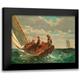 Homer Winslow 18x15 Black Modern Framed Museum Art Print Titled - Breezing Up (A Fair Wind)