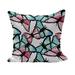 Teal Fluffy Throw Pillow Cushion Cover Hand Drawn Watercolor Abstract Butterflies Pattern Blue and Pink Animal Pattern Decorative Square Accent Pillow Case 26 x 26 Blue Pink Black by Ambesonne