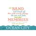 Ocean City New Jersey Beach Memories Last Forever (12x18 Wall Art Poster Room Decor)