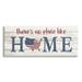 Stupell Industries Patriotic There s No Place Like Home Phrase Americana 48 x 20 Design by Natalie Carpentieri