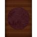 Dalyn Dover Area Rug DV17 Dv17 Burgundy Floral Leaves 4 x 4 Round