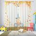 3S Brother s Bear 100% Blackout Curtains for Kids Bedroom Thermal Insulated Noise Reducing Home DÃ©cor Printed Window Curtains Set of 2 Panels - Made in Turkey Each(52 Wx63 L)