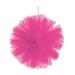 Beistle Club Pack of 24 Wispy Cerise Decorative Tulle Balls Hanging Decorations 8