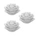 3pcs Lotus Night Light Colorful Lights Table Lamp Wishing Luminescent LED Lamps for Bedroom Gift Party Home Decorations