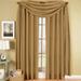 Soho Faux Silk Rod Pocket Window Treatment Panel (Single)- Gold - 42x63