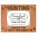 ThisWear Hunting Picture Frame Hunting Makes the Best Memories Wood Engraved 4x6 Landscape Picture Frame