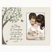 LifeSong Milestones Baptism Tabletop Picture Frame Holds 4x6 Photo Christening Gift for Girls