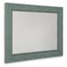 Signature Design by Ashley Casual Jacee Accent Mirror Antique Teal