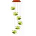 LED solar bee wind chimes mobile hanging wind chimes for home garden decoration