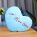 Dtydtpe Fall Pillow Covers Valentine s Day Throw Pillows Heart Style Glowing Led Pillow 7 Color Changing Light Up Soft Cushion