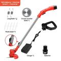 2Z Electric Cordless String Grass Trimmer 12V 450w Weed Eater Lawn Mower for Garden Yard Lawn Trimming/Pruning 1 Charger