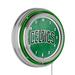 NBA Chrome Double Rung Neon Clock - Fade - Boston Celtics