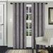Waverly Room Darkening Noise Reducing Thermal Blackout Curtain Set Silver / 52 x108