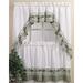 CHF & You Cotttage Ivy Country Curtain Tier And Swag Set Multi 56-Inch X 24-Inch