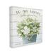 The Stupell Home Decor Do All Things With Great Love Floral Magnolia Pail Planked Look