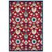 SAFAVIEH Blossom Anson Floral Area Rug Red/Ivory 4 x 6