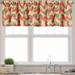 Ambesonne Cactus Valance Pack of 2 Zigzag Background Plant 54 X12 Multicolor