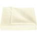 1200 Thread Count 3 Piece Flat Sheet ( 1 Flat Sheet + 2- Pillow cover ) 100% Egyptian Cotton Color Ivory Solid Size King