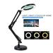 CACAGOO Flexible 8X Magnifying Glass Desk Light Magnifier LED Lamp Reading Lamp USB With Base