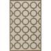 Dalyn Transitions Area Rug TR2 Tr2 Brown Circles Rings 8 x 10 Oval