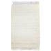 Wool Cream Rug 5 X 8 Modern Hand Woven Scandinavian Nordic Room Size Carpet