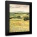 Borges Victoria 19x24 Black Modern Framed Museum Art Print Titled - Morning Meadow II