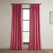 Dark Pink Heritage Plush Velvet Curtain (1 Panel) Dark Pink 50W X 96L