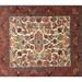 Ahgly Company Indoor Rectangle Traditional Saffron Red Persian Area Rugs 3 x 5