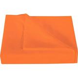 600 Thread Count 3 Piece Flat Sheet ( 1 Flat Sheet + 2- Pillow cover ) 100% Egyptian Cotton Color Orange Solid Size King