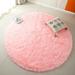 SAYFUT Ultra Soft Area Rug Non-Skid Fluffy Diameter 48in/ 63.78in/ 72in Round Tie-Dyed Fuzzy Indoor Large Faux Fur Rugs for Living Room Bedroom Nursery Decor Furry Carpets