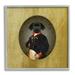 Stupell Industries Funny Black Dog Wearing Suit Vintage Admiral Portrait 12 x 12 Design by Amanda Greenwood